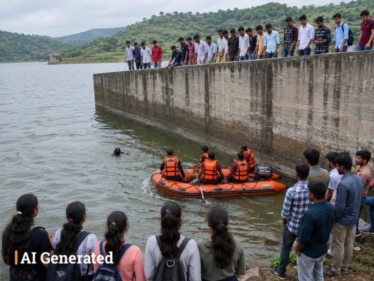 महाराष्ट्र के यवतमाल में रील बनाने के दौरान डैम में गिरीं 2 छात्राएं; दोनों की मौत|देश,National - Dainik Bhaskar