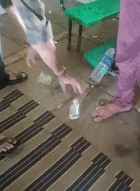 वीडियो में मफीक स्कूल की गंदगी और इंफ्रास्ट्रक्चर से जुड़ी दिक्कतें दिखा रहे हैं।