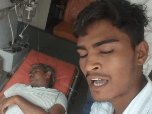 बेटे ने वीडियो बनाकर डॉक्टर्स पर लगाया था आरोप।