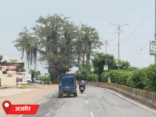 अजमेर में उमस और गर्मी के कारण लोग परेशान हुए।