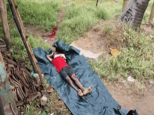 पत्नी के मायके जाने पर पति ने पड़ोसी की हत्या कर दी।
