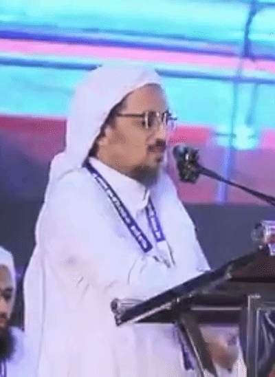 बांग्लादेशी नेता हारून इजहार का यह वीडियो सोशल मीडिया पर वायरल है।