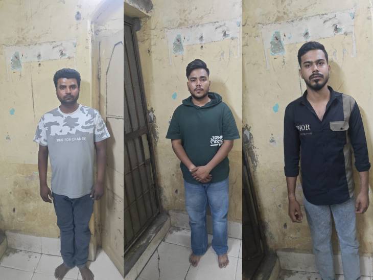 तीन आरोपियों को क्राइम ब्रांच कर चुकी है गिरफ्तार।