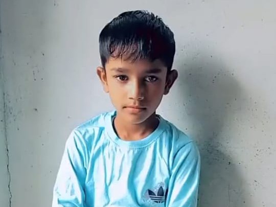 मृतक बच्चे हर्ष का फाइल फोटो। - Dainik Bhaskar