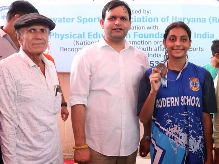 खिलाड़ियों का बढ़ाया उत्साह; बोले-हरियाणा में खेल प्रतिभाओं को मिल रहे अवसर|फरीदाबाद,Faridabad - Dainik Bhaskar