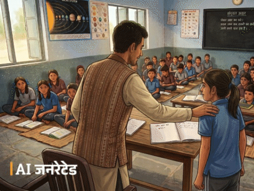 परिजनों ने पीटा; भास्कर एप पर खबर के बाद छात्राओं के साथ नहाने वाला प्रिंसिपल सस्पेंड|अलवर,Alwar - Dainik Bhaskar
