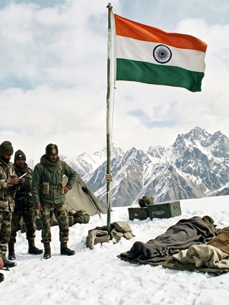 कई सैनिकों की लाशें महीने भर सियाचिन में पड़ी रहीं। AI इमेज