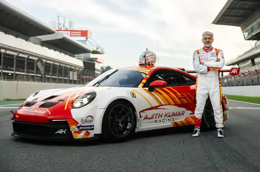 Ajith Kumar is very fond of car racing along with acting.