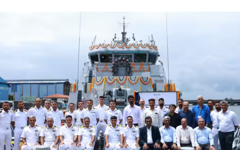 INS मंगरोल का नाम पुराने INS मांग्रोल माइंसवीपर से लिया गया है। ये युद्धपोत 2004 में नौसेना से रिटायर हुआ था।