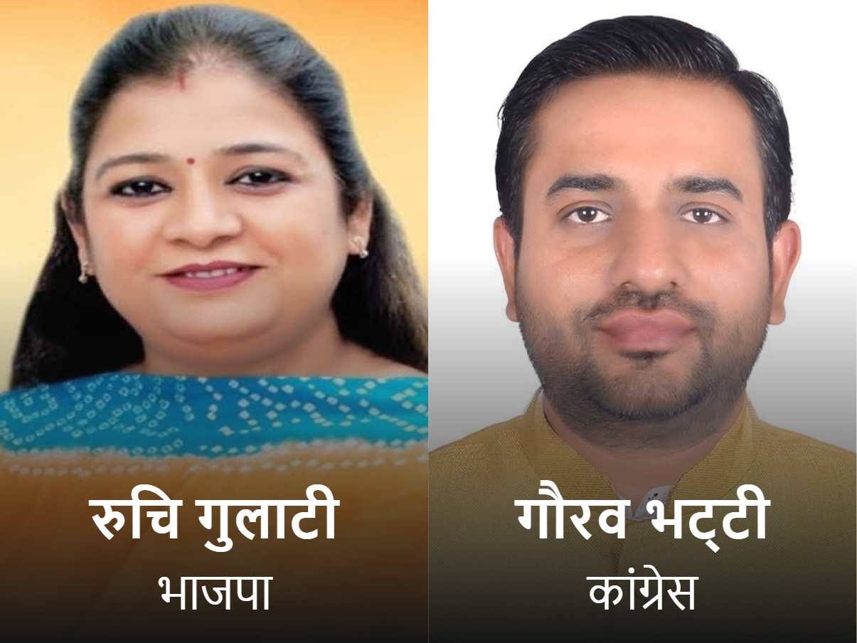 भाजपा व कांग्रेस के उम्मीदवार