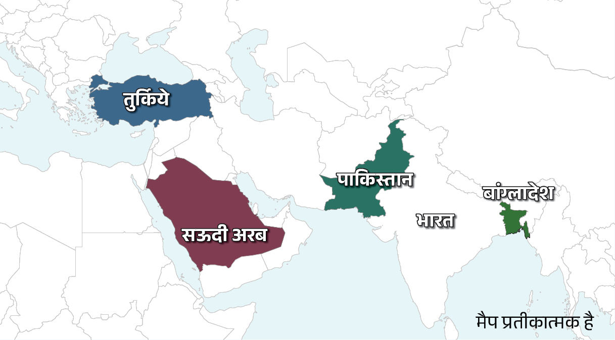 पाकिस्तान भारत से संघर्ष में बांग्लादेशी सैन्य ठिकानों का भी इस्तेमाल कर सकता है।