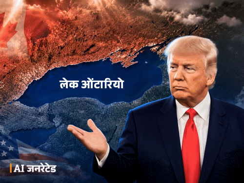 कहा- ‘लेक ओंटारियो’ का नाम ‘लेक अमेरिका’ करने की सोच रहा|विदेश,International - Dainik Bhaskar