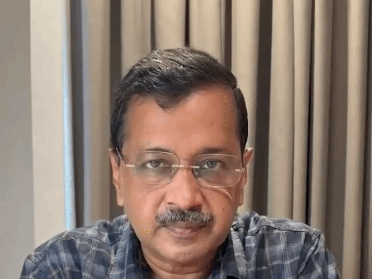 वीडियो में बोलते अरविंद केजरीवाल। उन्होंने भाजपा के ट्वीट को फेक करार दिया।