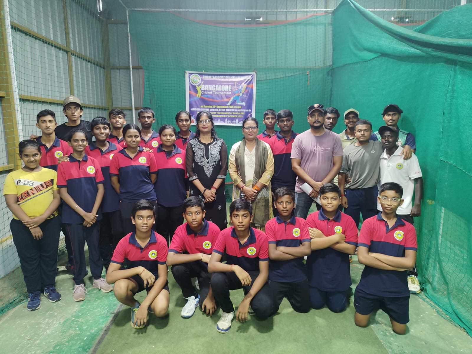 पिछले साल बेंगलुरु में SPS अकादमी क्रिकेट टूर्नामेंट में भाग लेने के लिए अंडमान-निकोबार क्रिकेट संघ ने टीम भेजी थी।