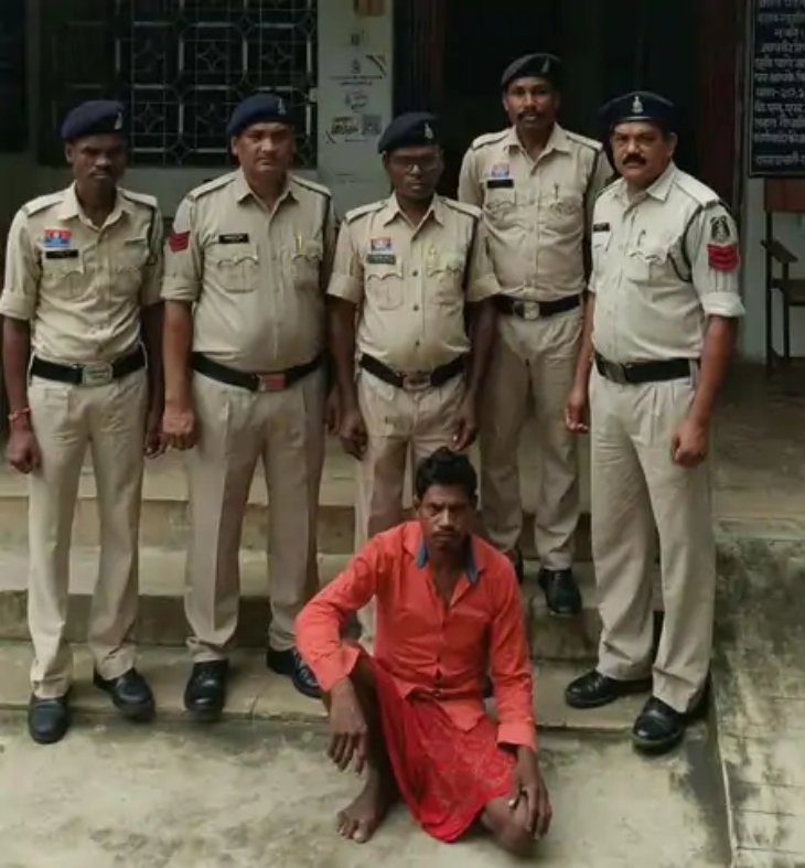 पुलिस ने घटना का खुलासा होने के बाद आरोपी को गिरफ्तार कर जेल भेजा।