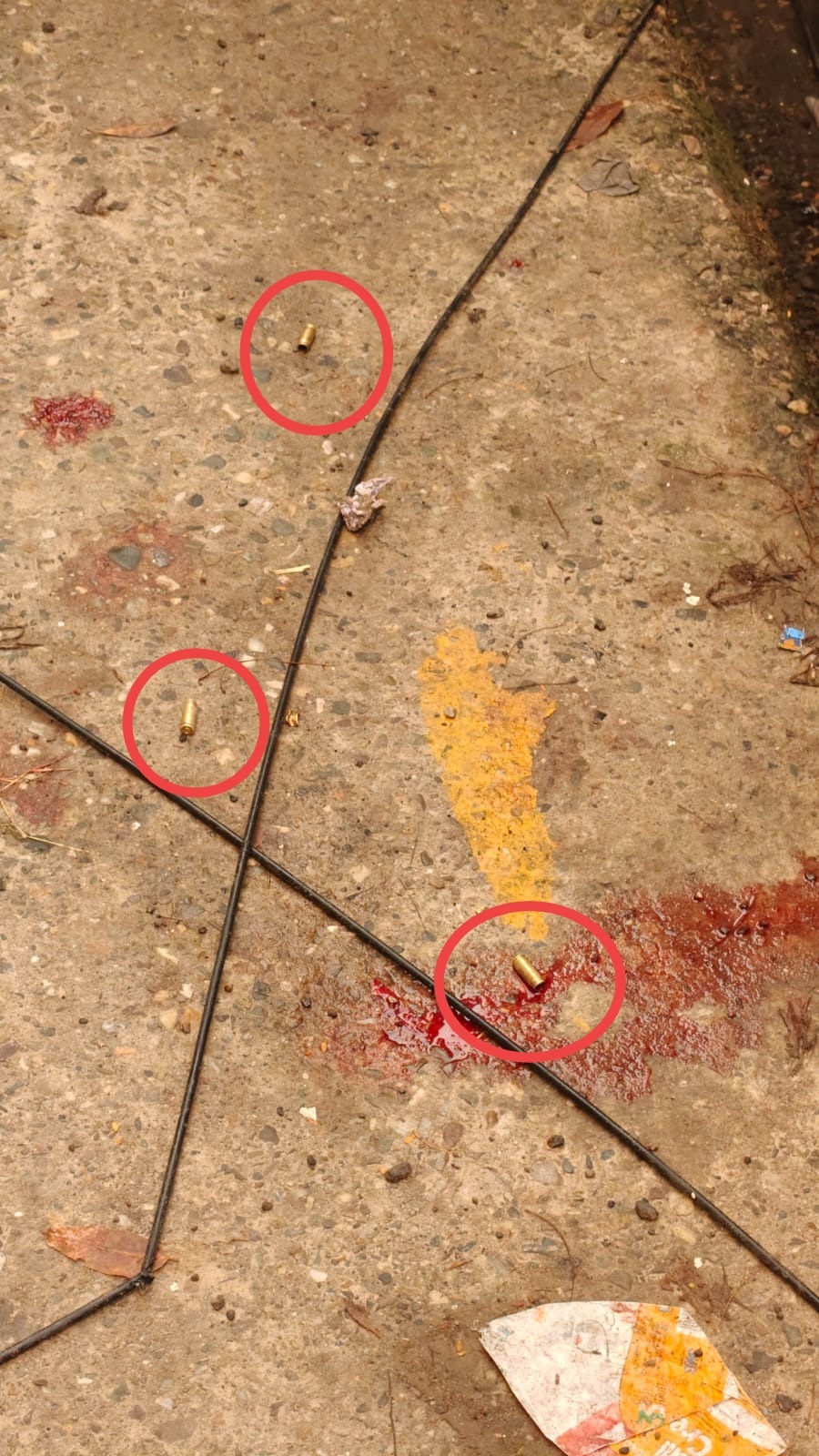 पुलिस को घटनास्थल से कई खोखे बरामद हुए हैं।