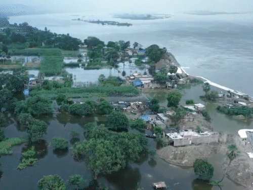 Sultanganj Flood Alert | Ganga Water Level Above Danger Mark; Kanwariya
