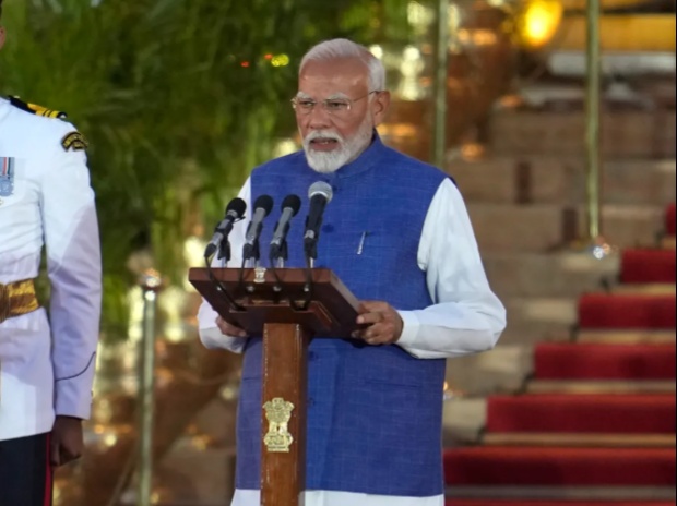 पीएम मोदी 9 जून 2024 को तीसरी बार प्रधानमंत्री पद की शपथ ली थी।  - Dainik Bhaskar