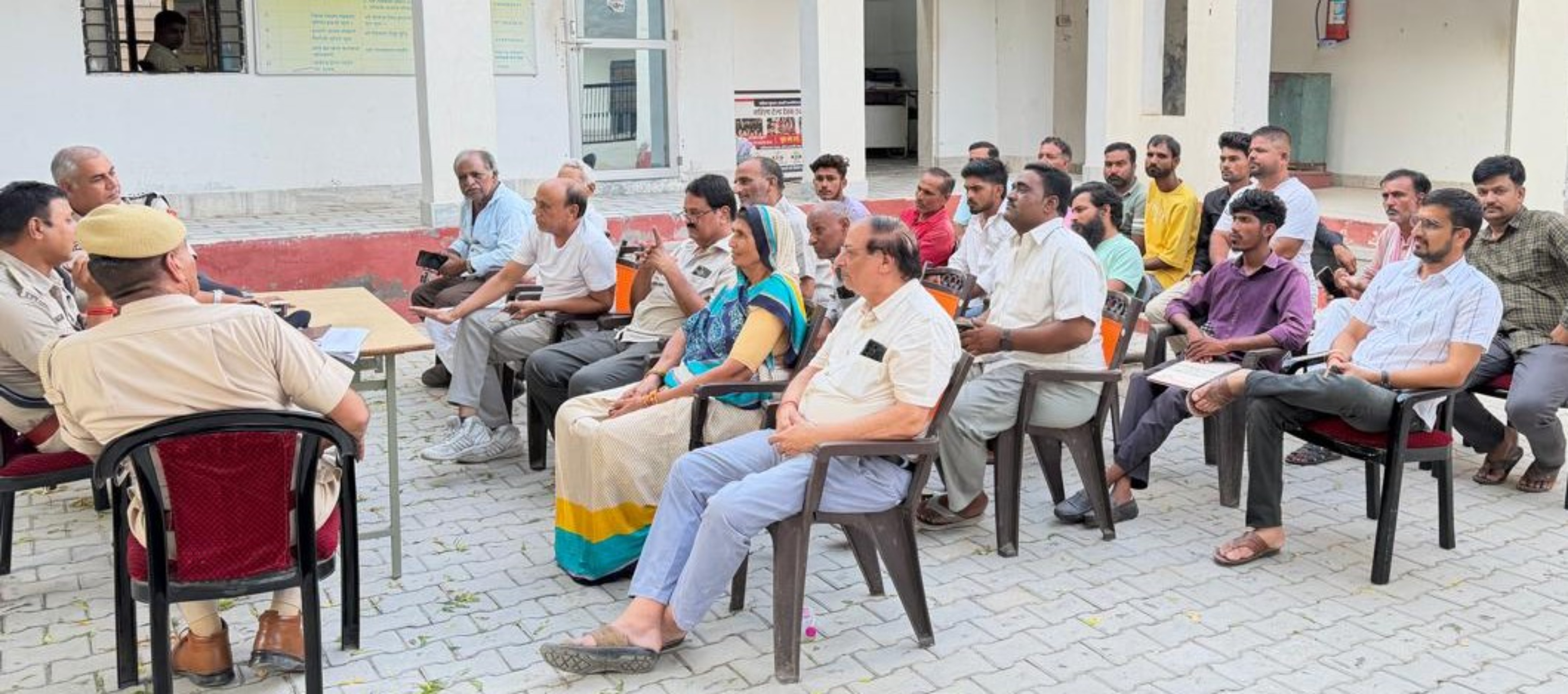 CLG meeting; discussion on maintaining law and order