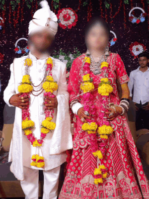 ये तस्वीर 24 जून की है। जब युवक की शादी हुई थी।