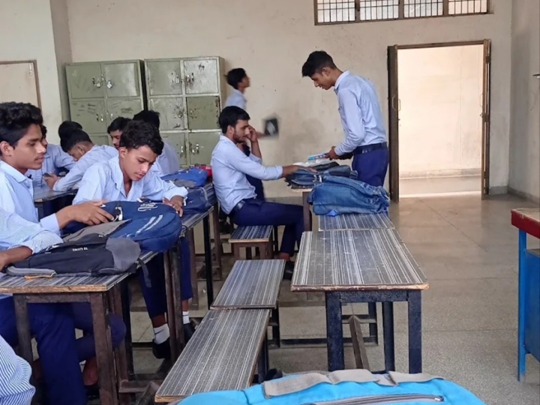 सोहना स्थित आईटीआई का क्लास रूम।