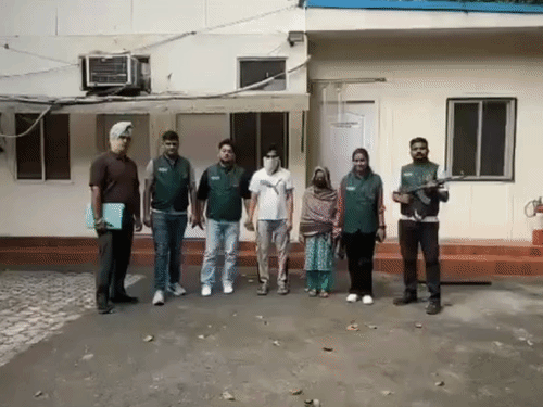 Delhi Police provided information to the media on Friday after arresting both individuals.