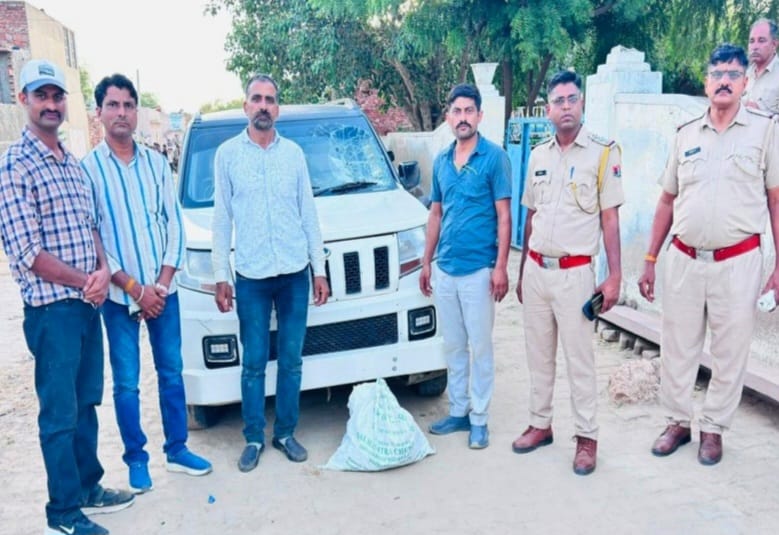 पुलिस MDMA खेप और एक गाड़ी जब्त कर एक बालक को निरुद्ध किया है।