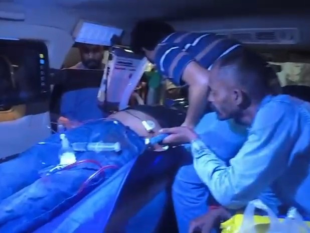 The AAP leader was brought to the hospital after being shot, but the doctor declared him dead.