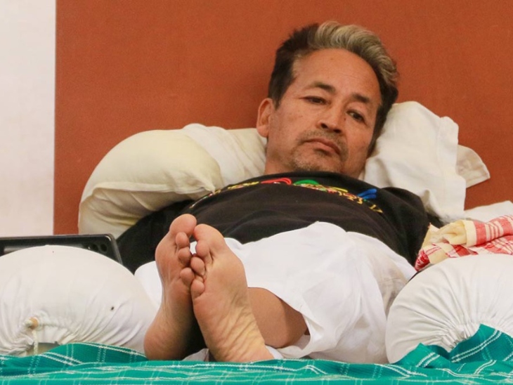 Sonam Wangchuk had observed a hunger strike for a total of 26 days at Jantar Mantar in Delhi.