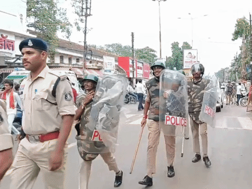 बिलासपुर के अलावा मुंगेली, जांजगीर-चांपा और चार बटालियनों से जवान बुलाए गए थे।