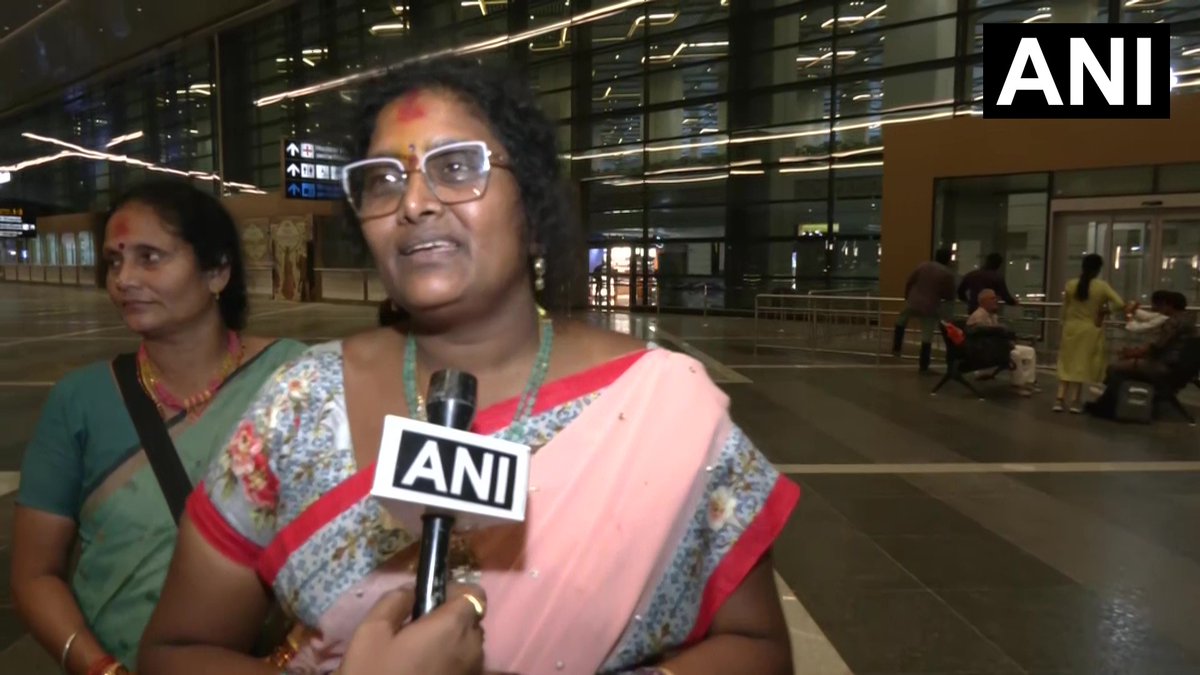 तीर्थयात्री गडा एलावेनी ने ANI को दिए इंटरव्यू में अपनी आपबीती सुनाई।