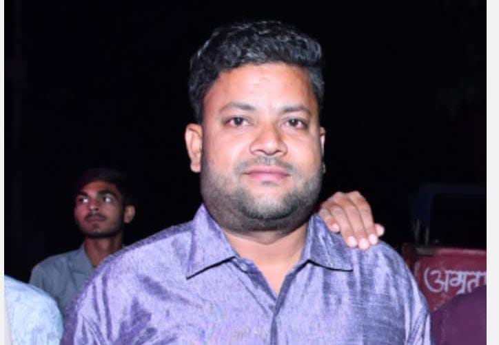 ये बीजेपी नेता सचिन कश्यप है जिसकी हत्या करा दी गई।