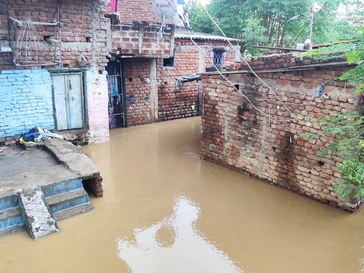 Jahanabad Flood News | Dardha River Water Level Rises Jafarganj Bridge