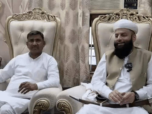 जालंधर पहुंचे शाही इमाम और उनके साथ एडवोकेट नईम खान। - Dainik Bhaskar