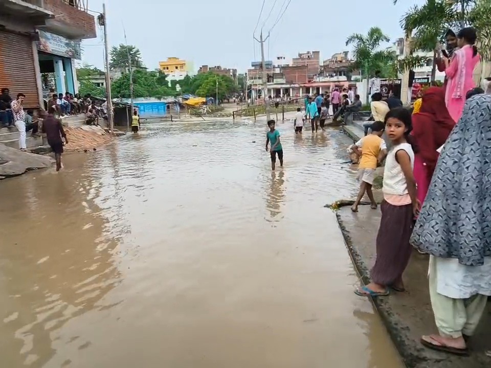 Jahanabad Flood News | Dardha River Water Level Rises Jafarganj Bridge