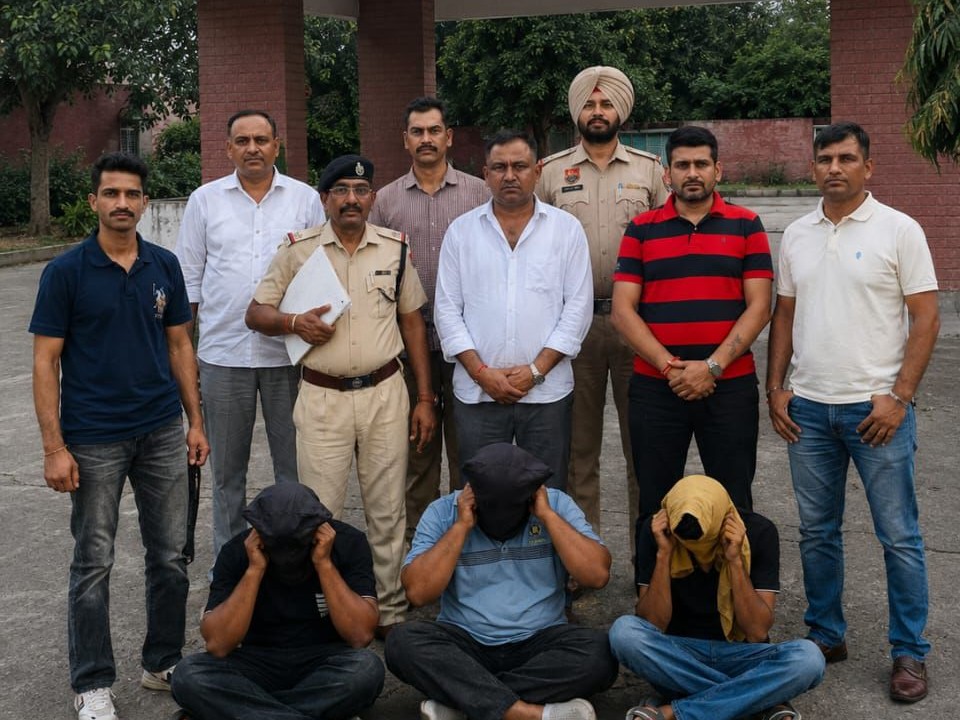हिसार में गोलियां चलाकर दहशत फैलाने वाले 3 आरोपी पुलिस की गिरफ्त में। - Dainik Bhaskar
