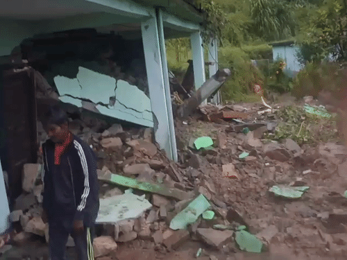 Three people died after being buried under debris in Badyuda village of Hawalbagh in Almora, Uttarakhand.