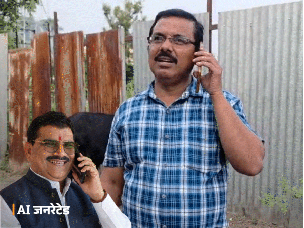 खंडवा में शराब अहाते पर कार्रवाई करने गए अफसर को सांसद ज्ञानेश्वर पाटिल ने फोन किया।