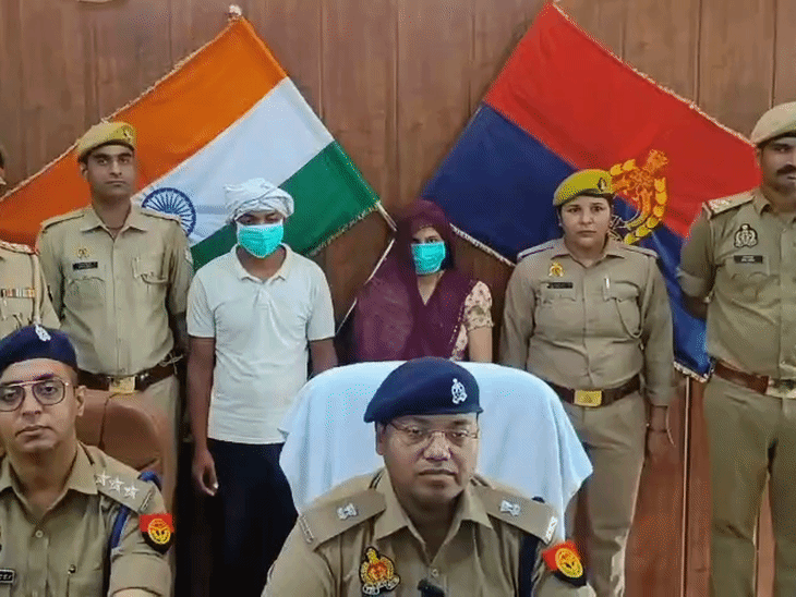 पुलिस ने पति की हत्या करने वाली पत्नी और उसके देवर को गिरफ्तार किया। दोनों में अफेयर चल रहा था।