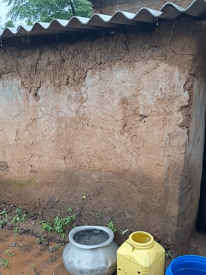 The people of Lahuriyadah village collect rainwater so that drinking water does not have to be used for other purposes.