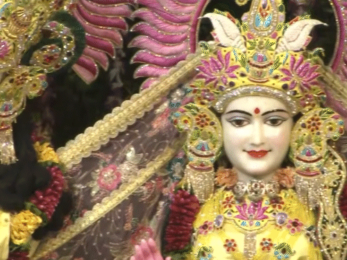 मथुरा में भगवान श्रीकृष्ण के मनमोहक स्वरूप के दर्शन कर भक्त भावविभोर हैं।