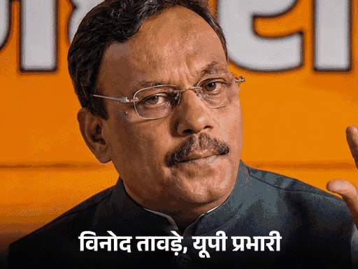 विनोद तावड़े को यूपी का नया प्रदेश प्रभारी और जगदीश ईश्वरभाई पटेल को सह-प्रभारी की जिम्मेदारी दी है।