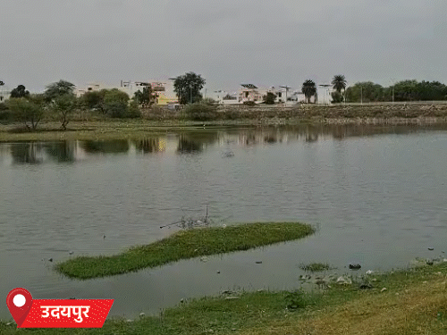 उदयपुर में दिनभर मौसम बदलता रहा, लेकिन बारिश नहीं हुई।