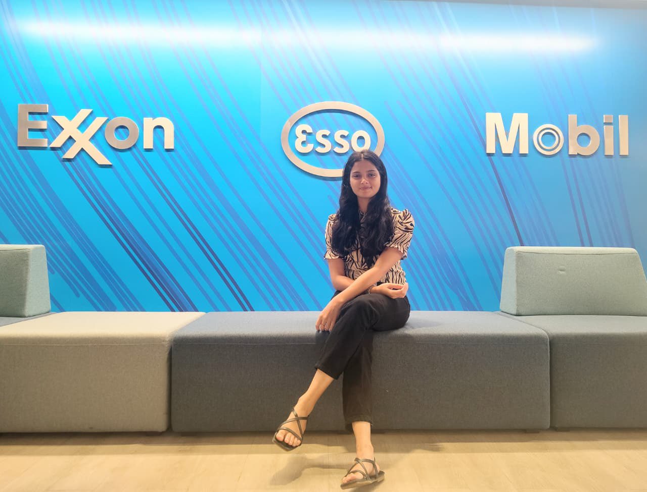 Athira worked for ExxonMobil, the world's largest oil company.