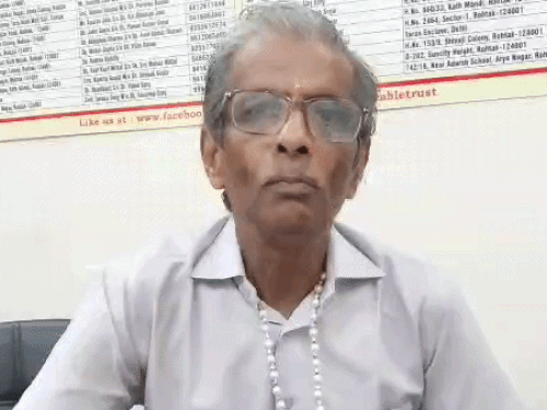समाजसेवी गोबिंदराम सिंघल।