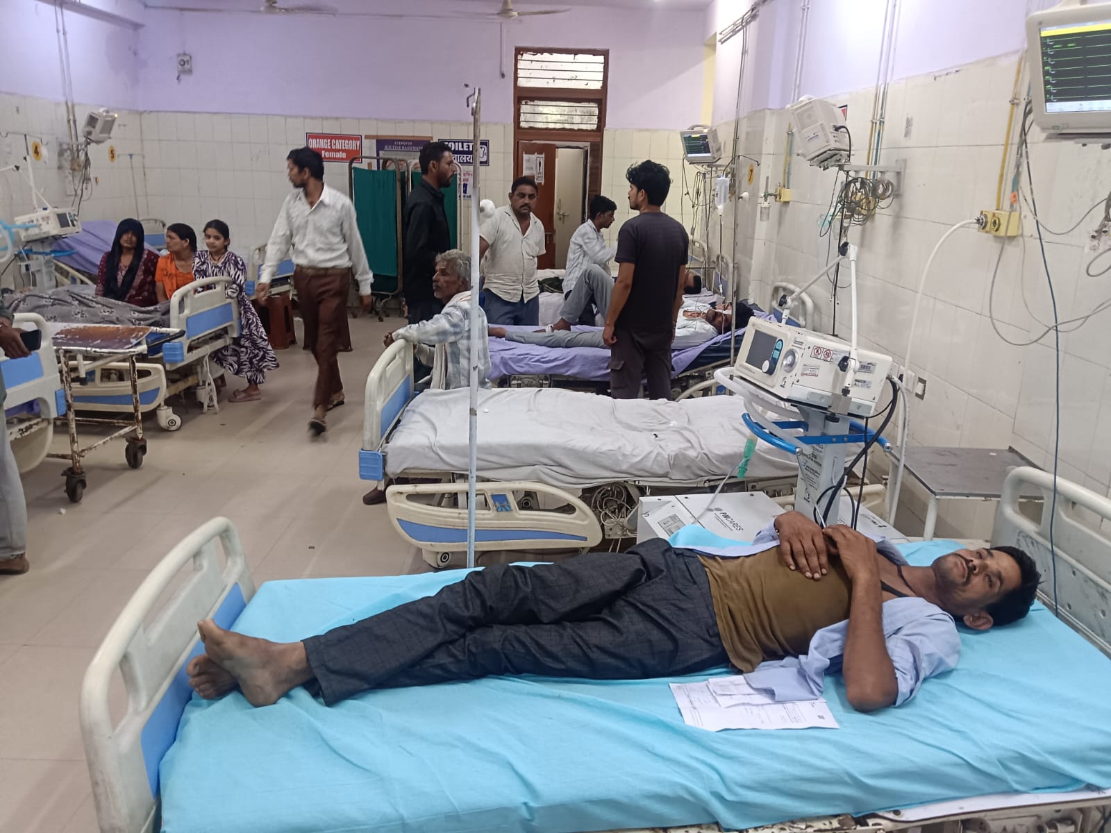 Patients undergoing treatment at BMC.