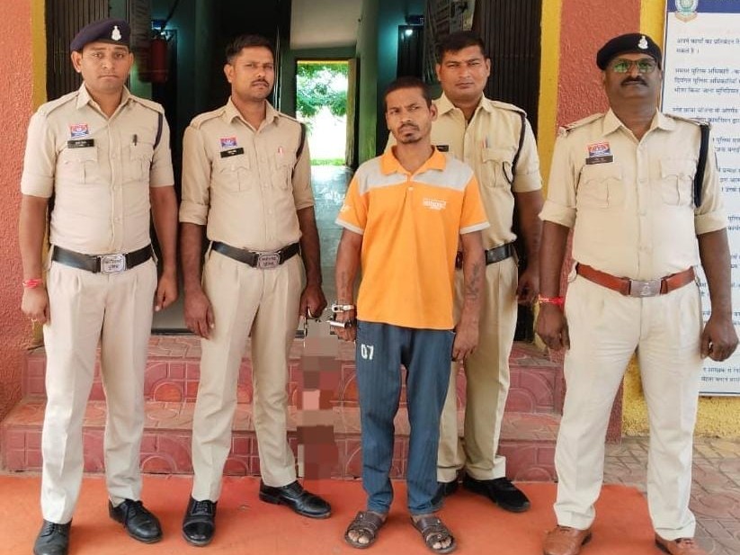 आरोपी पत्नी की हत्या के आरोपी पति को पुलिस ने किया गिरफ्तार।