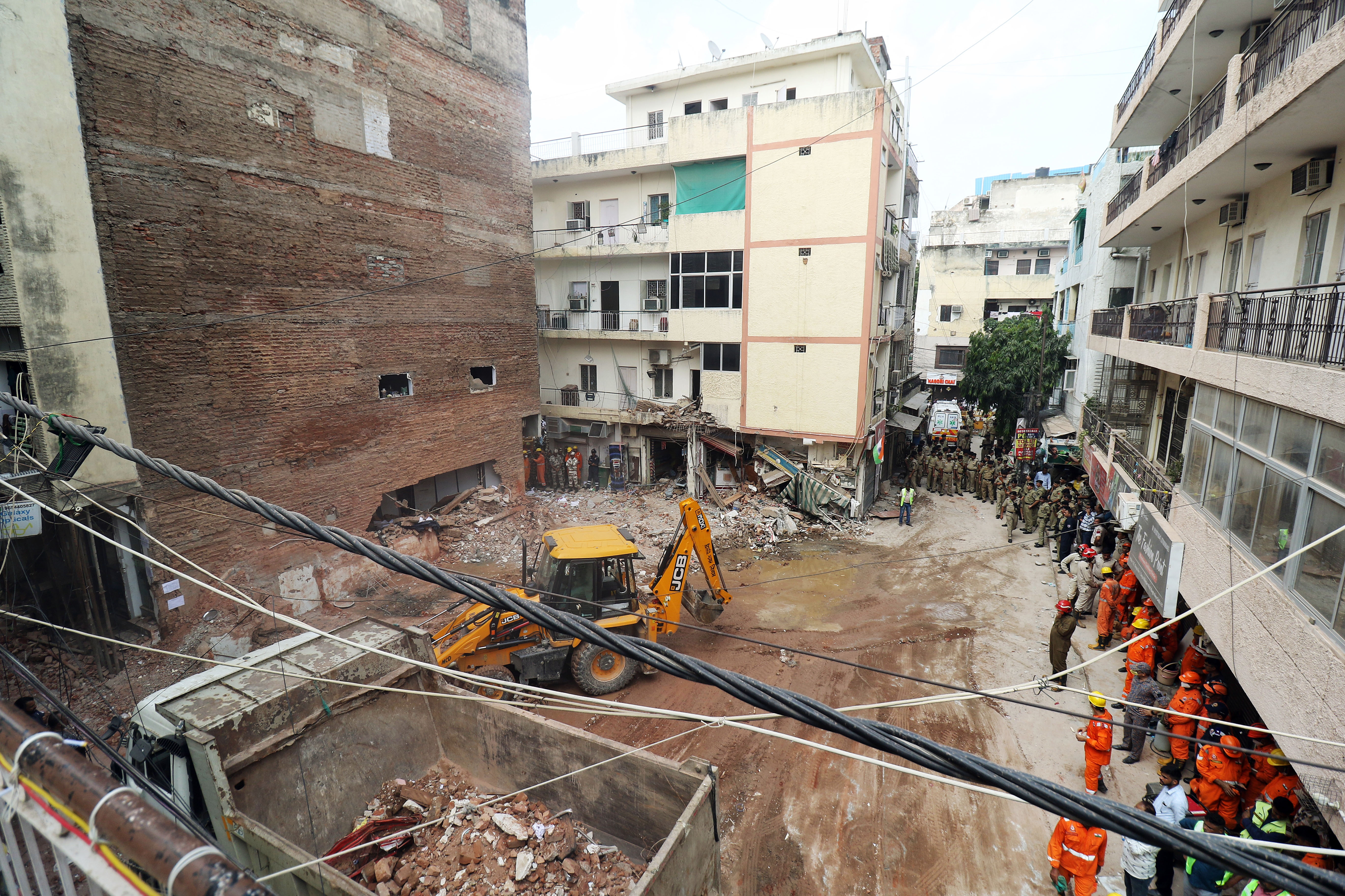NDRF teams carried out an operation for 28 hours to clear the debris and rescue people.