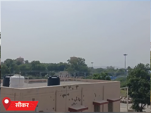 सीकर में दिनभर मौसम साफ रहा। लोग गर्मी से परेशान हुए।