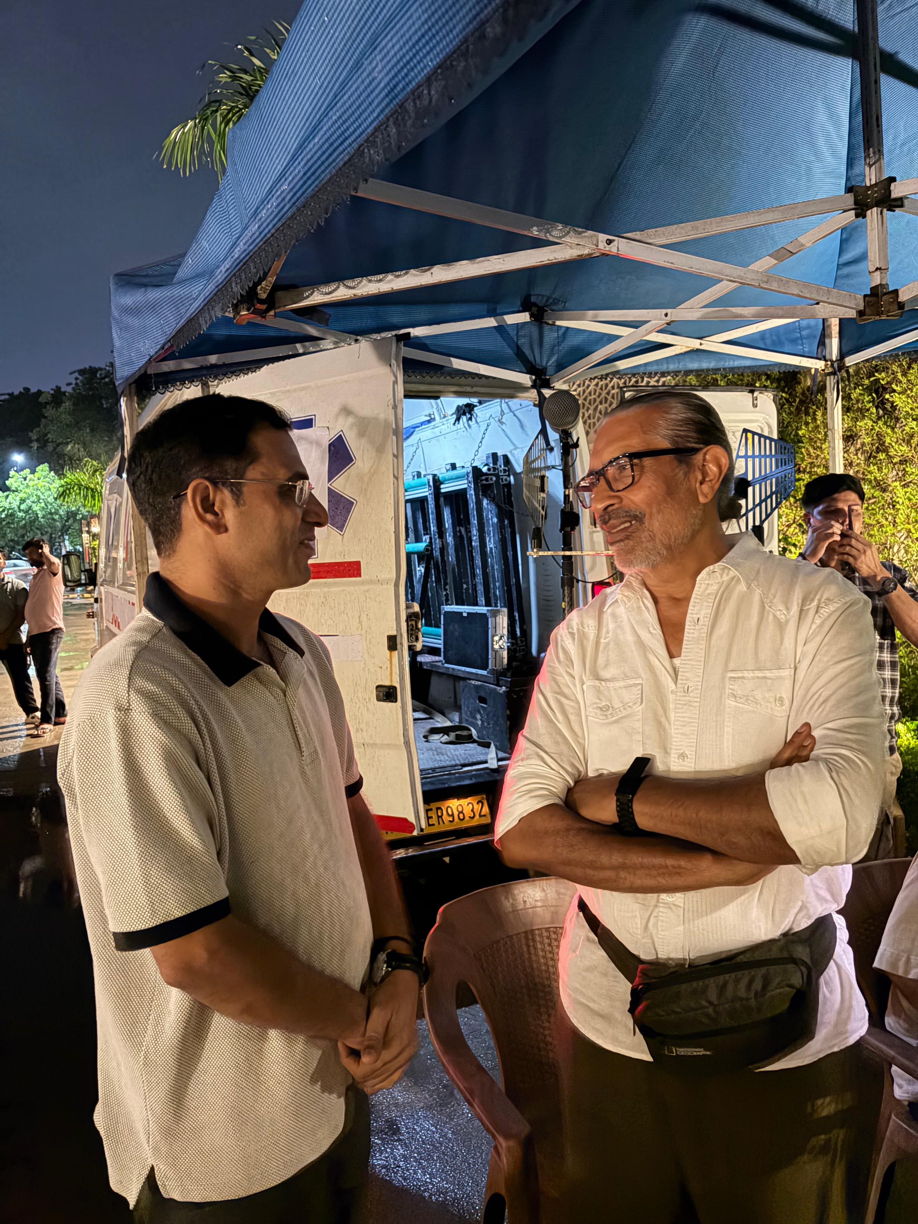 Hanuroj, the founder of the Jaipur International Film Festival, also met with Prakash Jha.